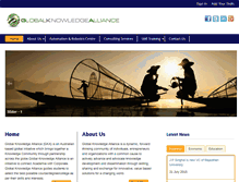 Tablet Screenshot of globalknowledgealliance.com